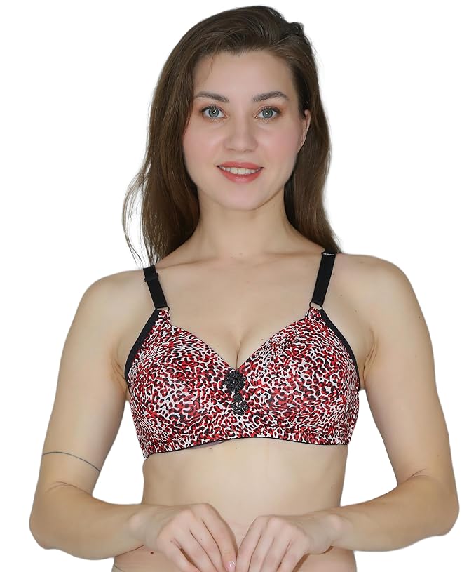 Women’s Padded Animal Print Bra.